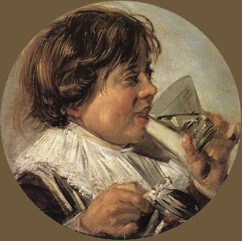 HALS, Frans Drinking Boy (Taste) oil painting image